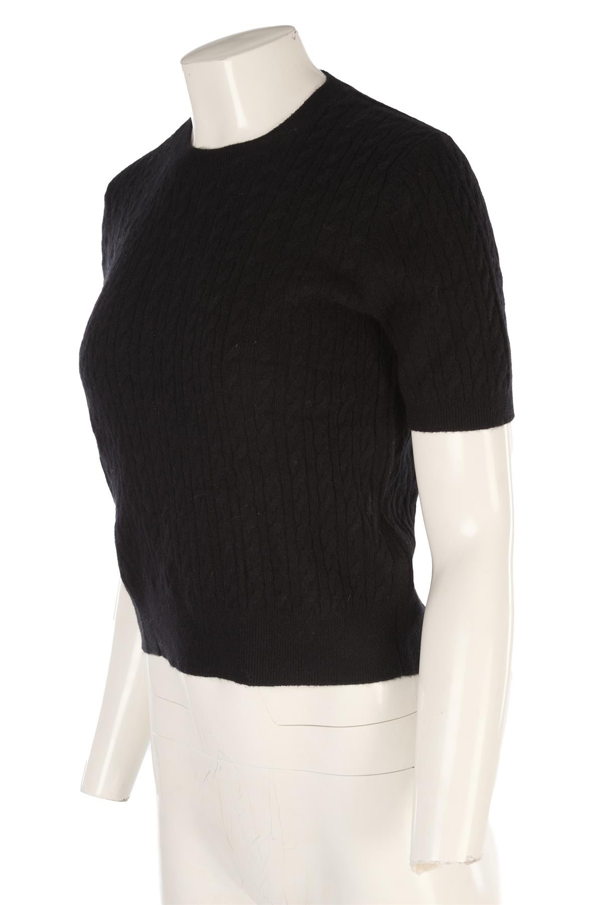 CLUB MONACO BLACK CASHMERE SWEATER MEDIUM