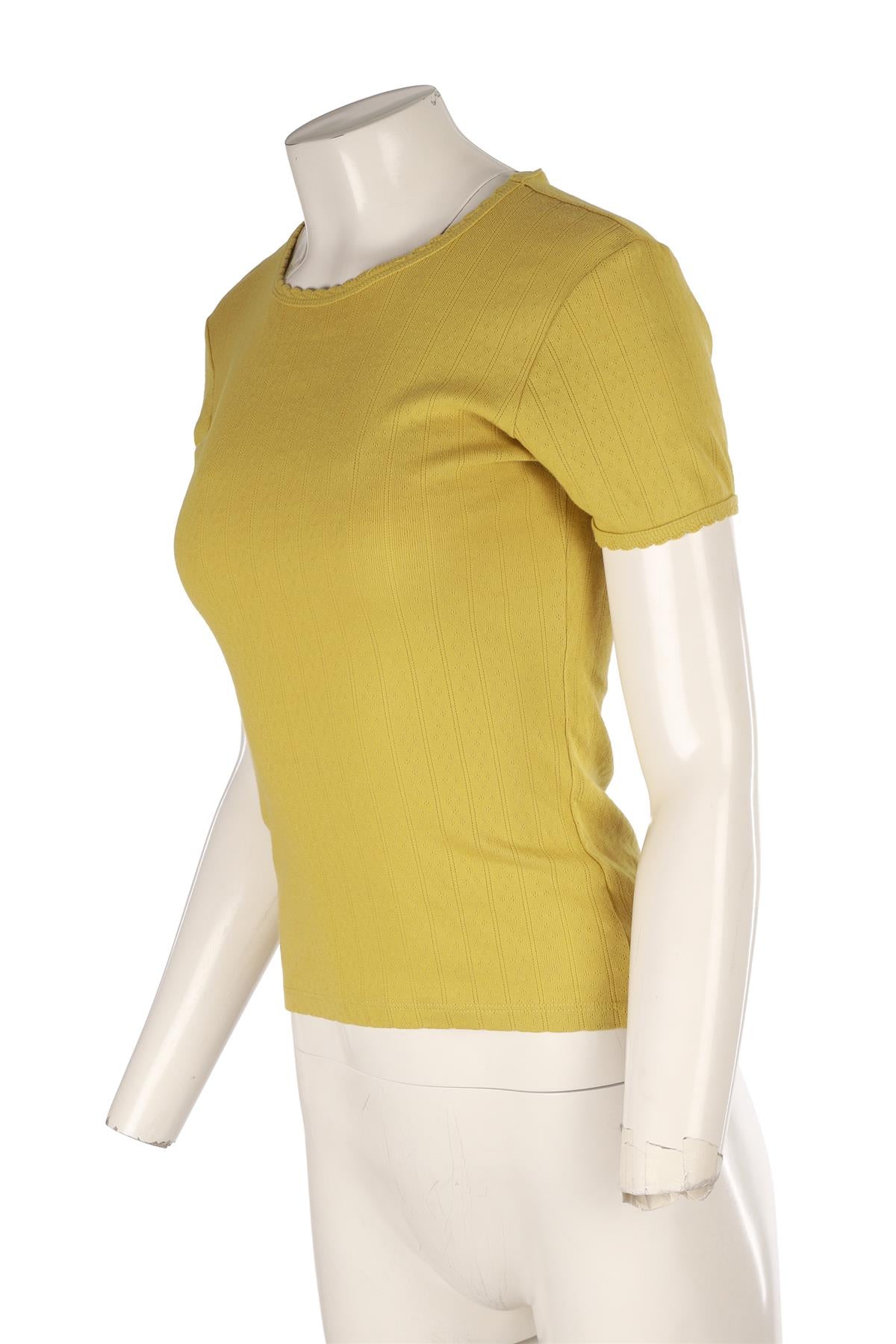 LESET GREEN COTTON T-SHIRT SMALL