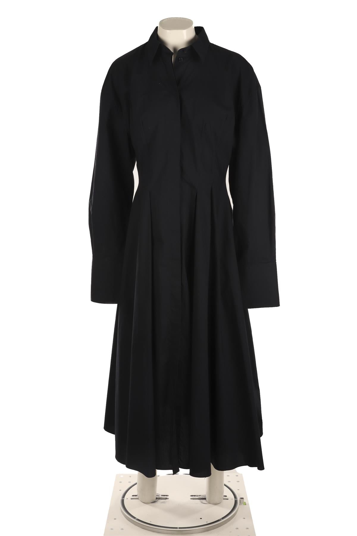 SCANLAN THEODORE BLACK COTTON MAXI DRESS AU 12