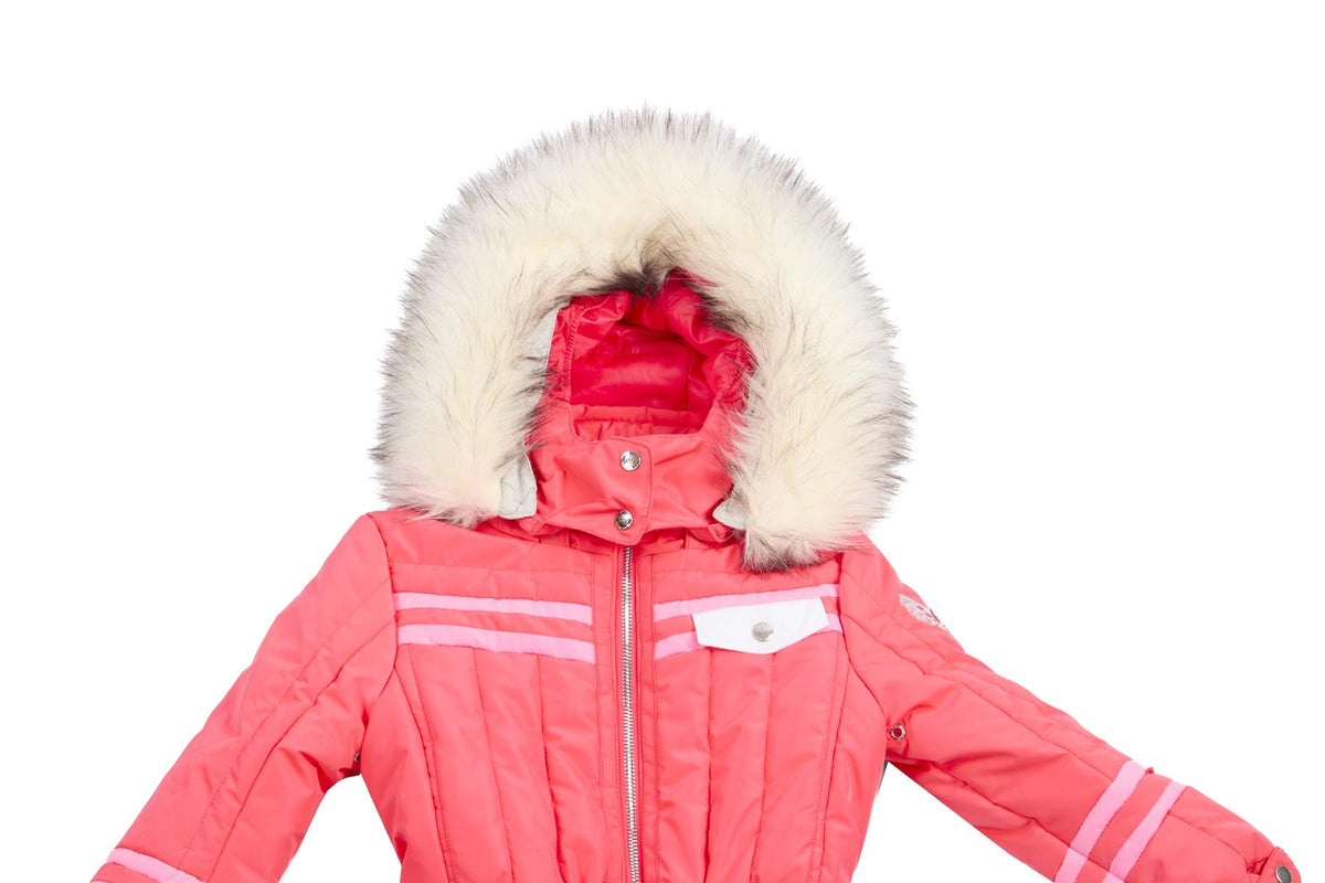 POIVRE BLANC RED KIDS GIRLS SKI SUIT 4 YEARS