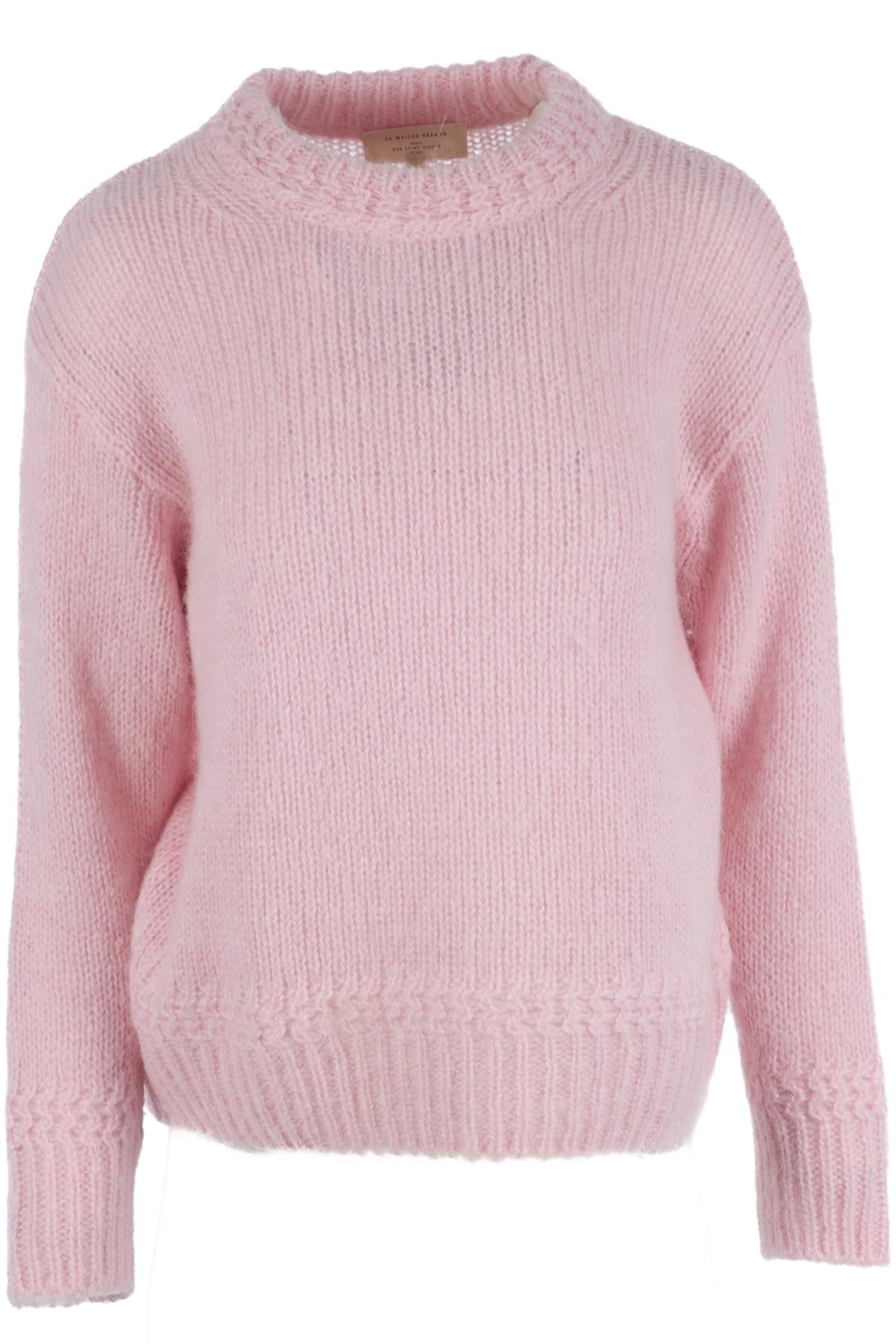 SEZANE PINK MOHAIR SWEATER SMALL