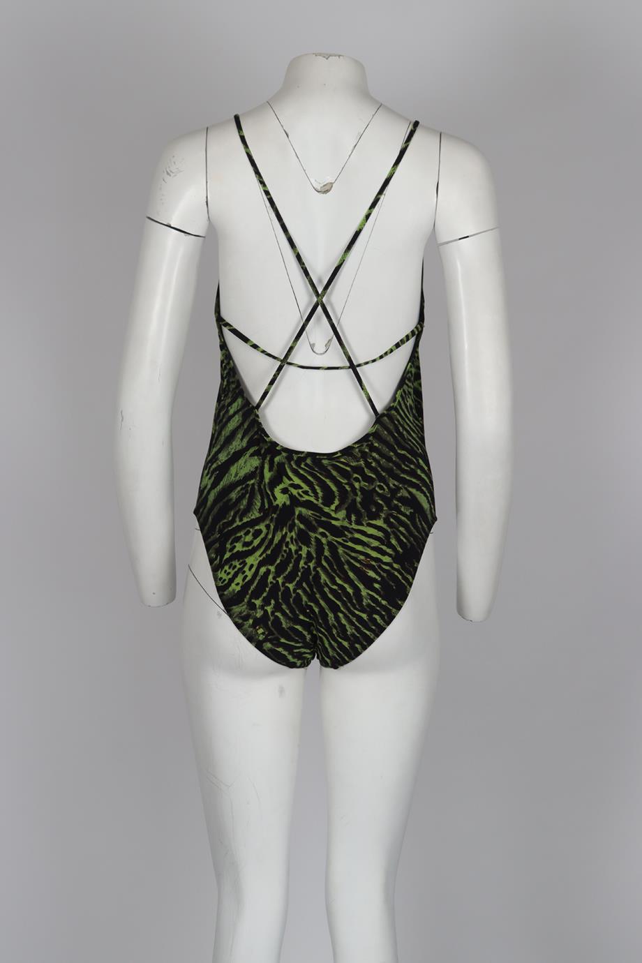 GANII PRINT SWIMSUIT IT 42 UK 10