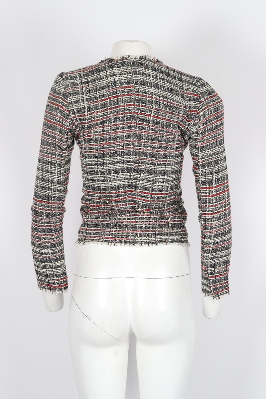 ISABEL MARANT ÉTOILE COTTON TWEED JACKET FR 34 UK 6