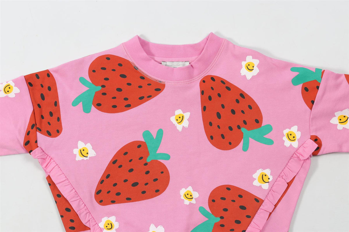 STELLA MCCARTNEY PINK KIDS GIRLS SWEATSHIRT 6 YEARS