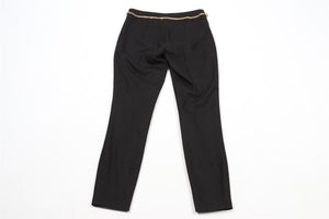 GUCCI BLACK VINTAGE WOOL BLEND SKINNY PANTS IT 38 UK 6