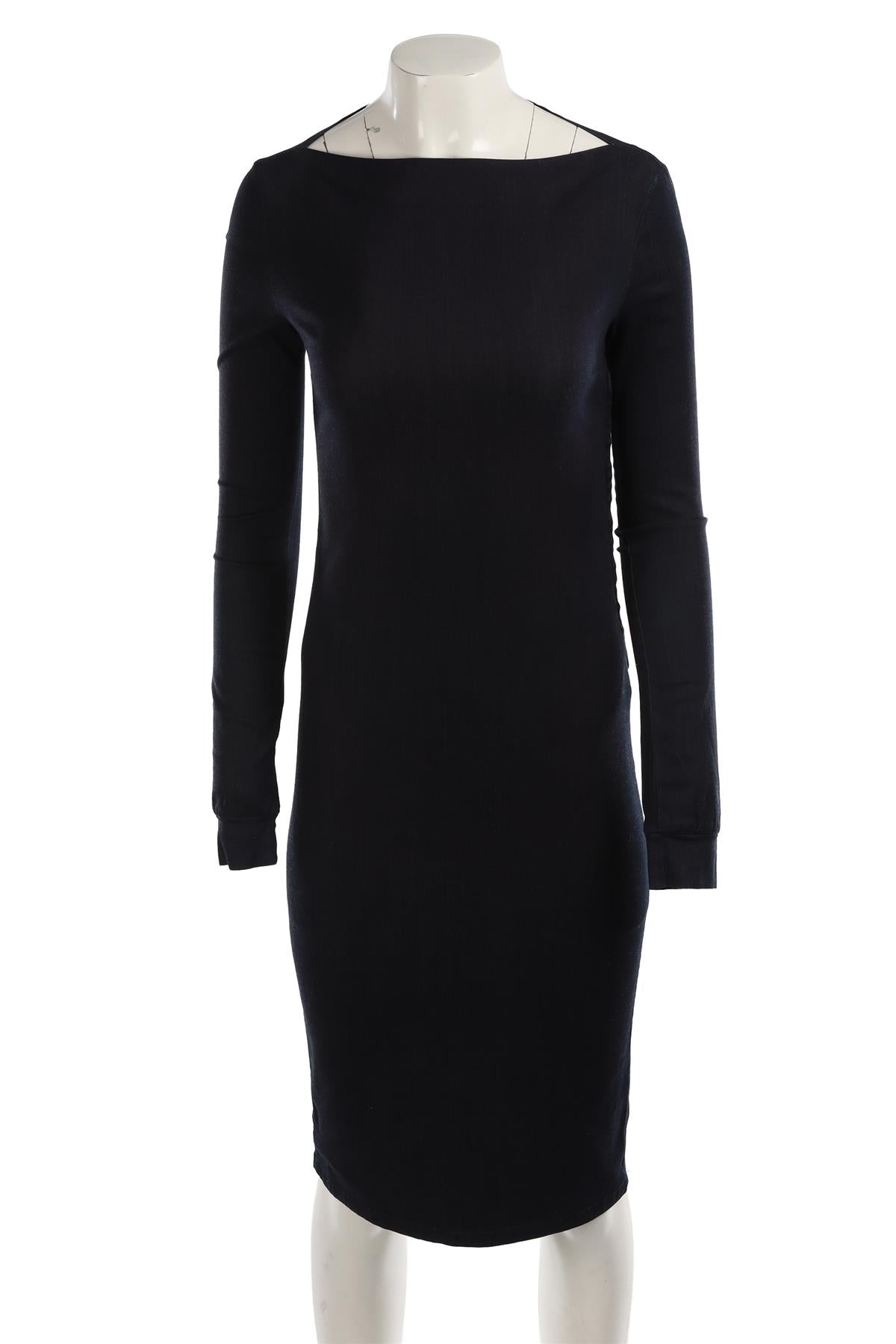 PRADA NAVY JERSEY MINI DRESS IT 40 UK 8