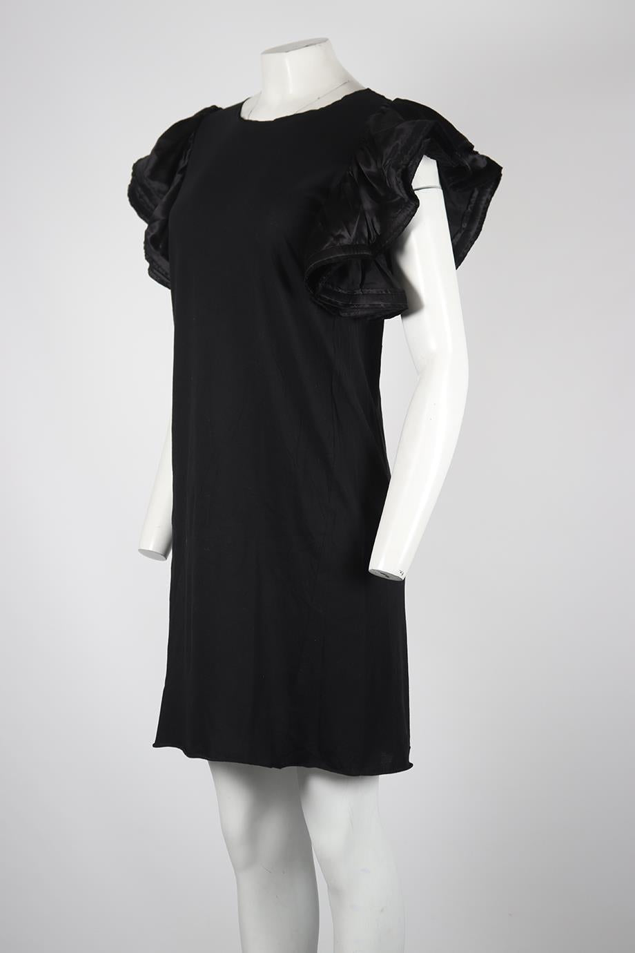 LANVIN SILK AND COTTON MINI DRESS MEDIUM