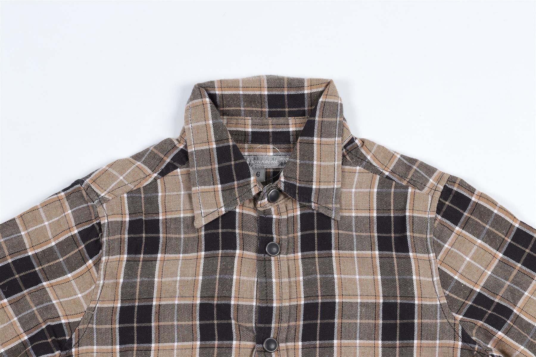 BONPOINT BROWN KIDS BOYS SHIRT 6 YEARS