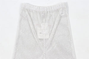 MACH & MACH SILVER CRYSTAL SHORTS UK 10 US 6