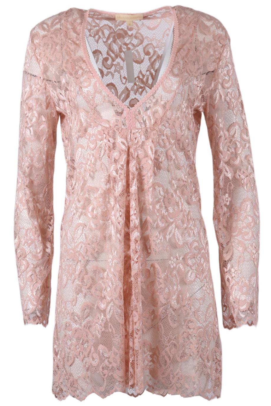 MELISSA ODABASH LACE MINI DRESS MEDIUM