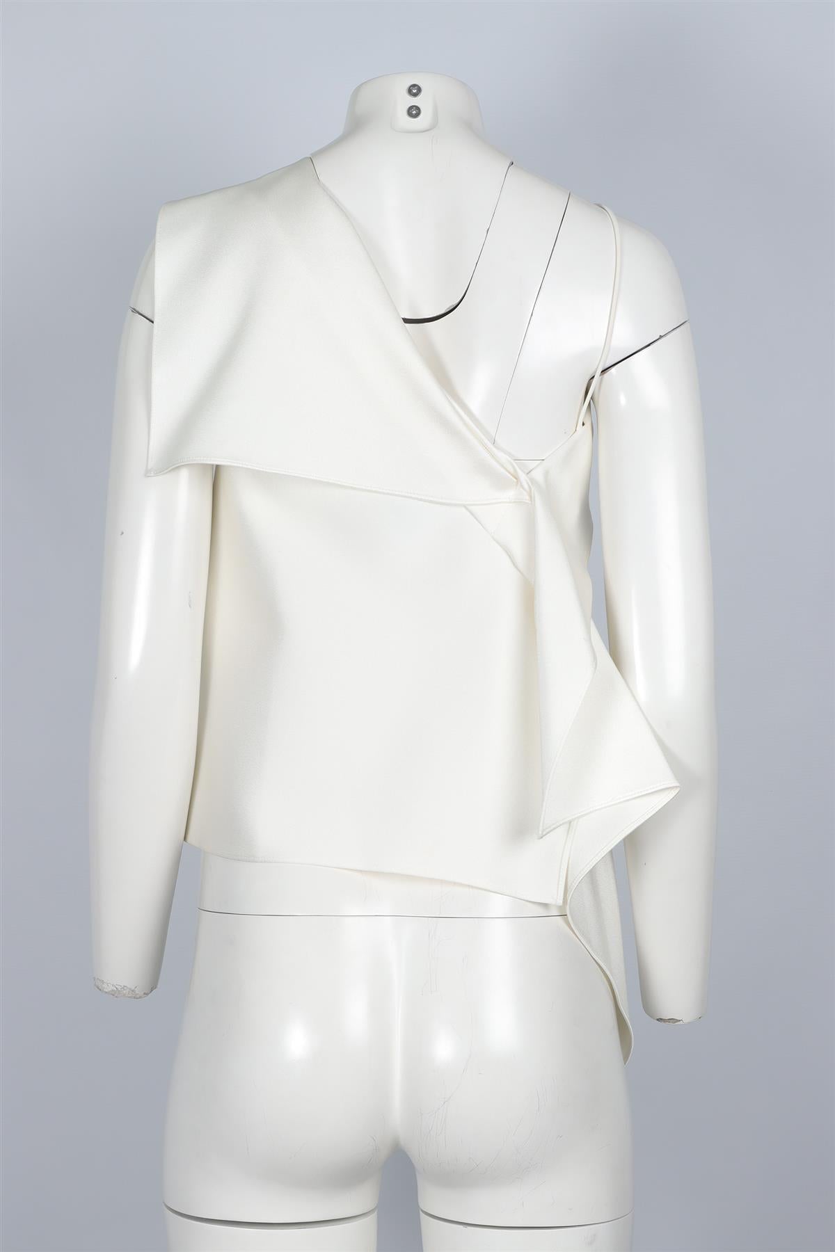ROLAND MOURET IVORY SILK TOP UK 6
