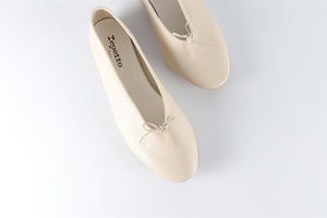 REPETTO CREAM LEATHER BALLET FLATS EU 38 UK 5 US 8