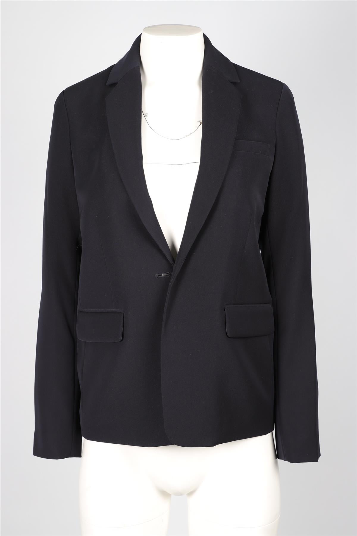 VINCE NAVY CREPE BLAZER US 6 UK 10