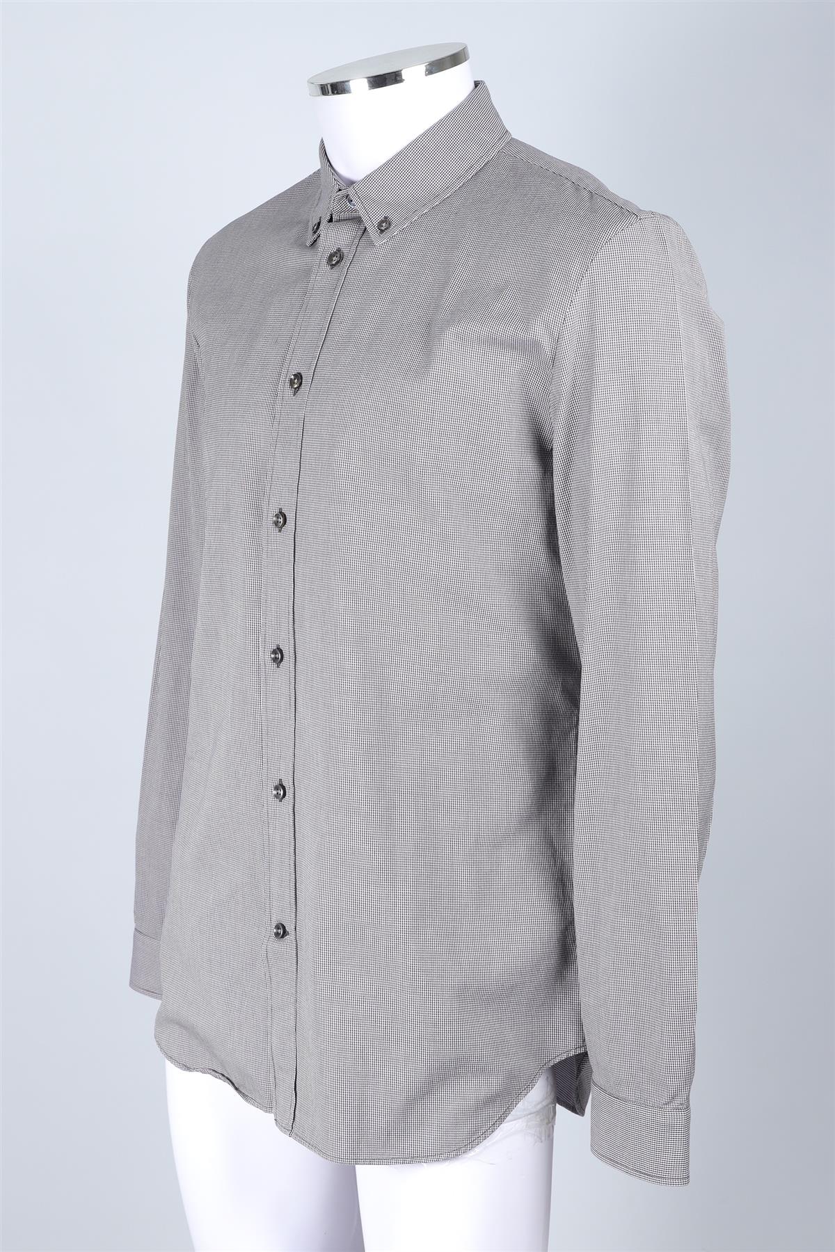 MAISON MARGIELA GREY COTTON SHIRT IT 54 UK/US 44