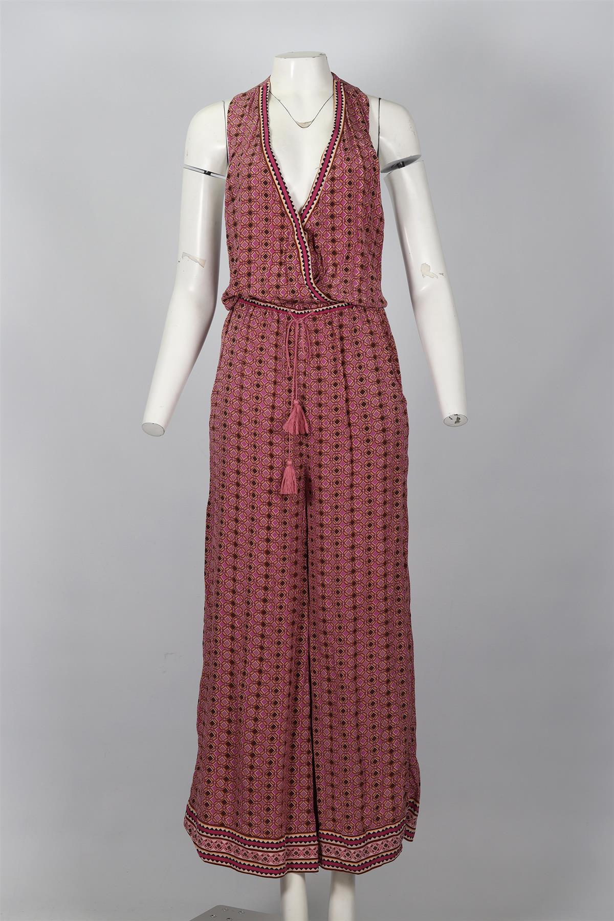 TALITHA SILK JUMPSUIT MEDIUM