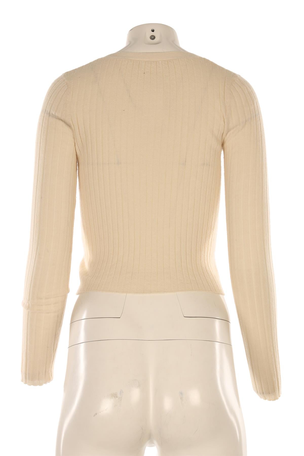 SABLYN CREAM CASHMERE CARDIGAN XSMALL