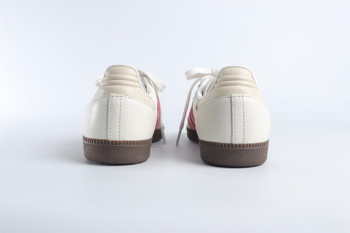 ADIDAS WHITE SAMBA 'CLOUD WHITE LUCID PINK' SNEAKERS EU 38 UK 5 US 6.5