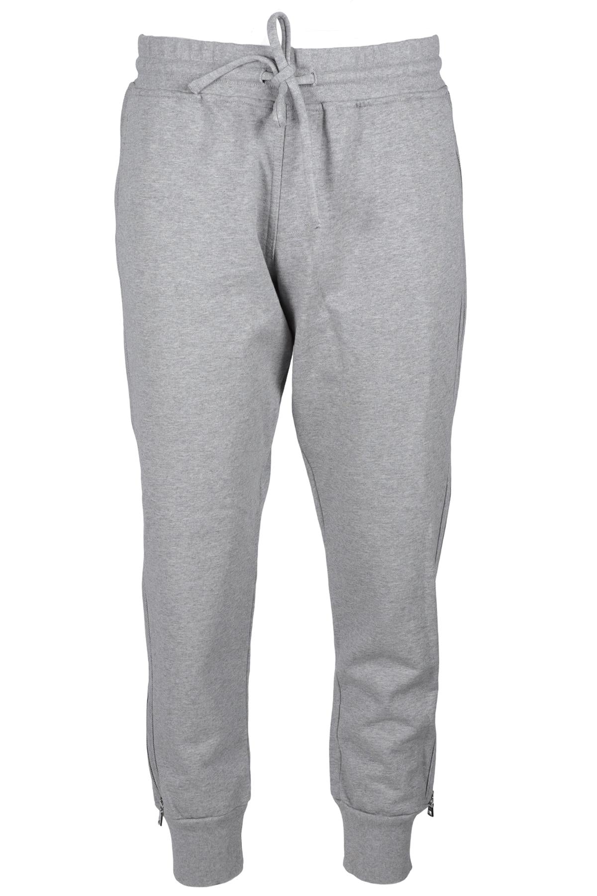 RTA GREY COTTON TRACK PANTS LARGE