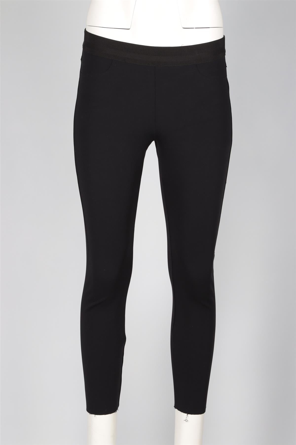 J BRAND BLACK SCUBA SKINNY PANTS MEDIUM