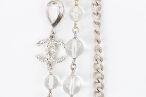 CHANEL SILVER 2015 CC CHAIN NECKLACE