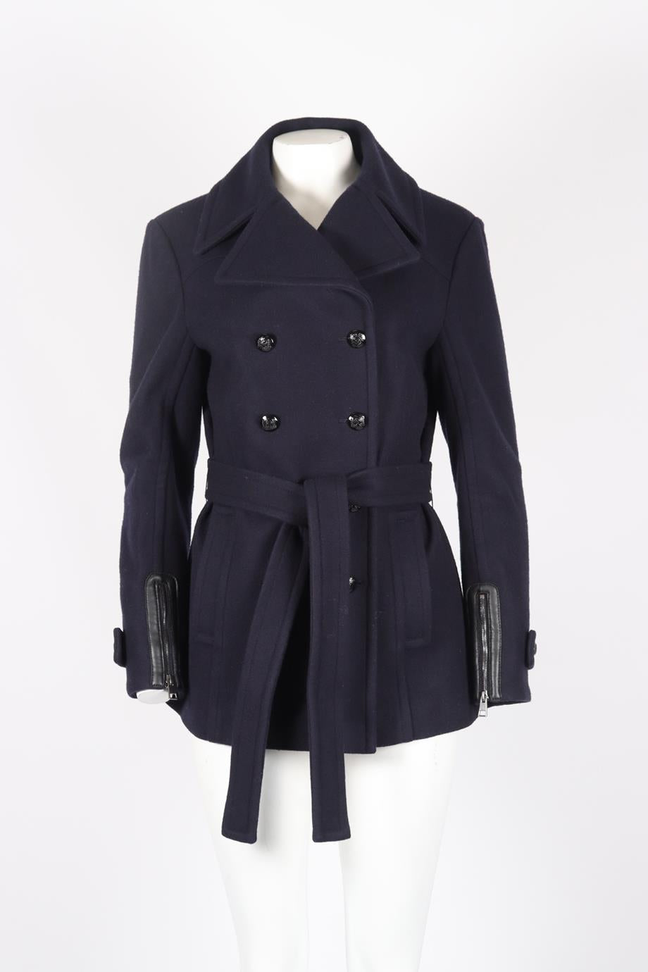 A.L.C. DOUBLE BREASTED WOOL BLEND COAT US 10 UK 14