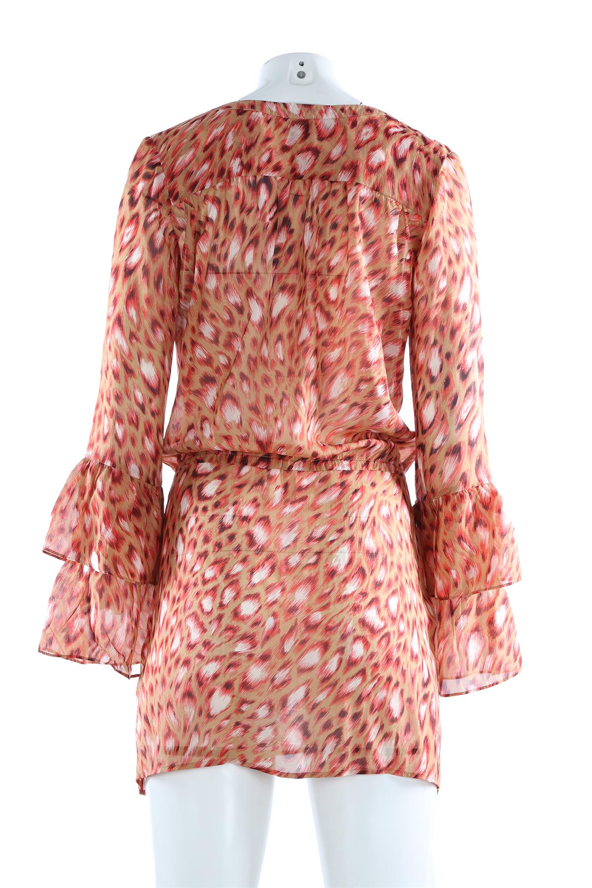 MELISSA ODABASH MULTI SILK KAFTAN SMALL