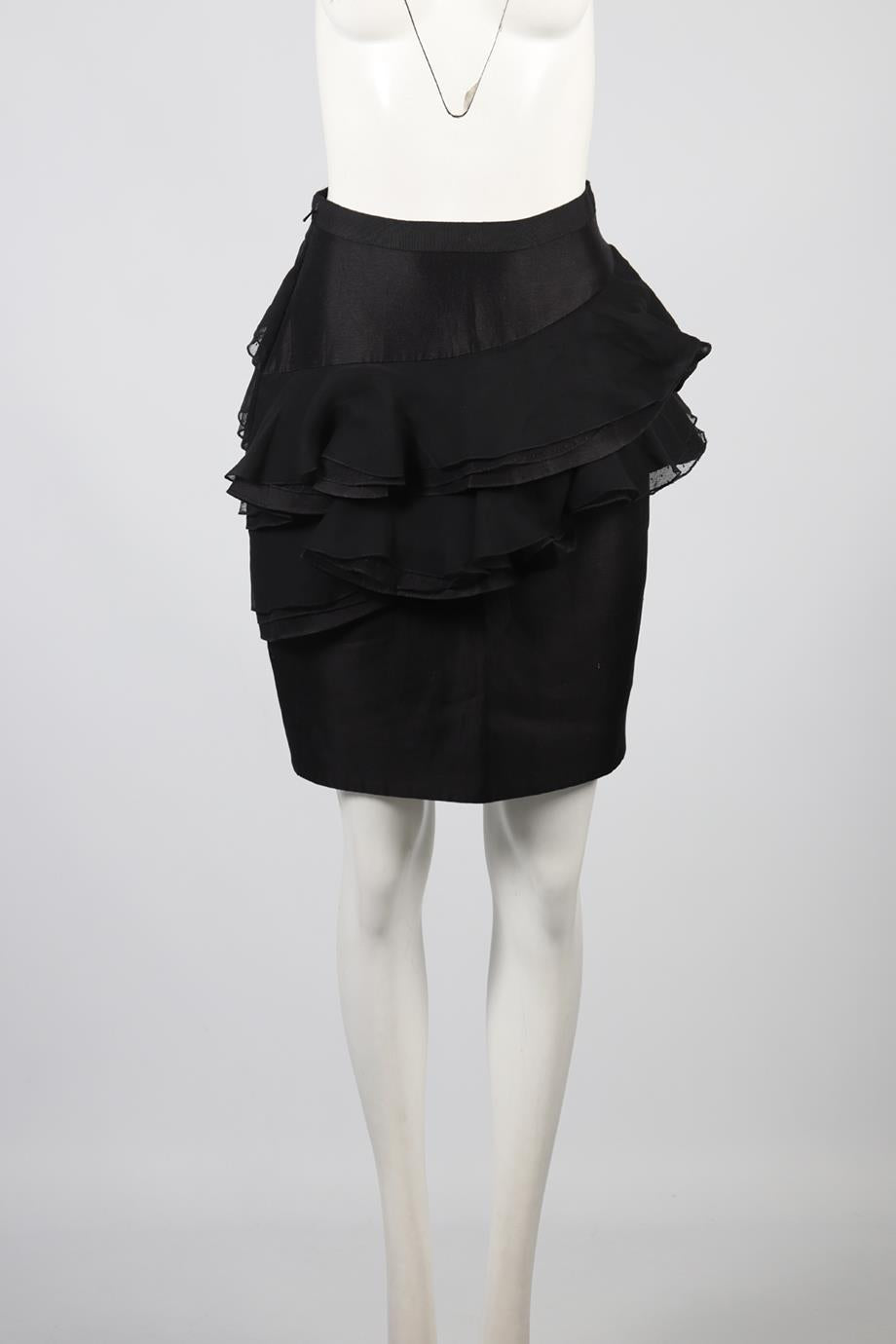 JASON WU SILK BLEND MINI SKIRT US 4 UK 8