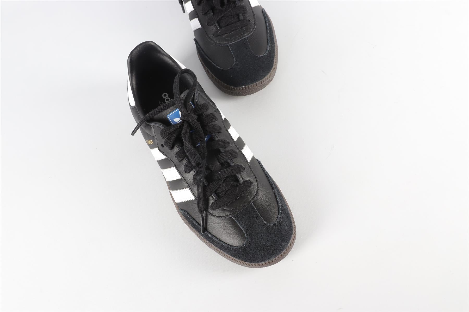 ADIDAS BLACK SAMBA CORE BLACK SNEAKERS EU 38.5 UK 5.5 US 6