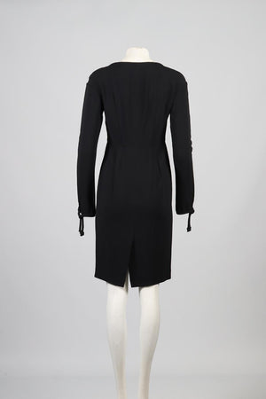 TOM FORD CREPE MINI DRESS IT 42 UK 10