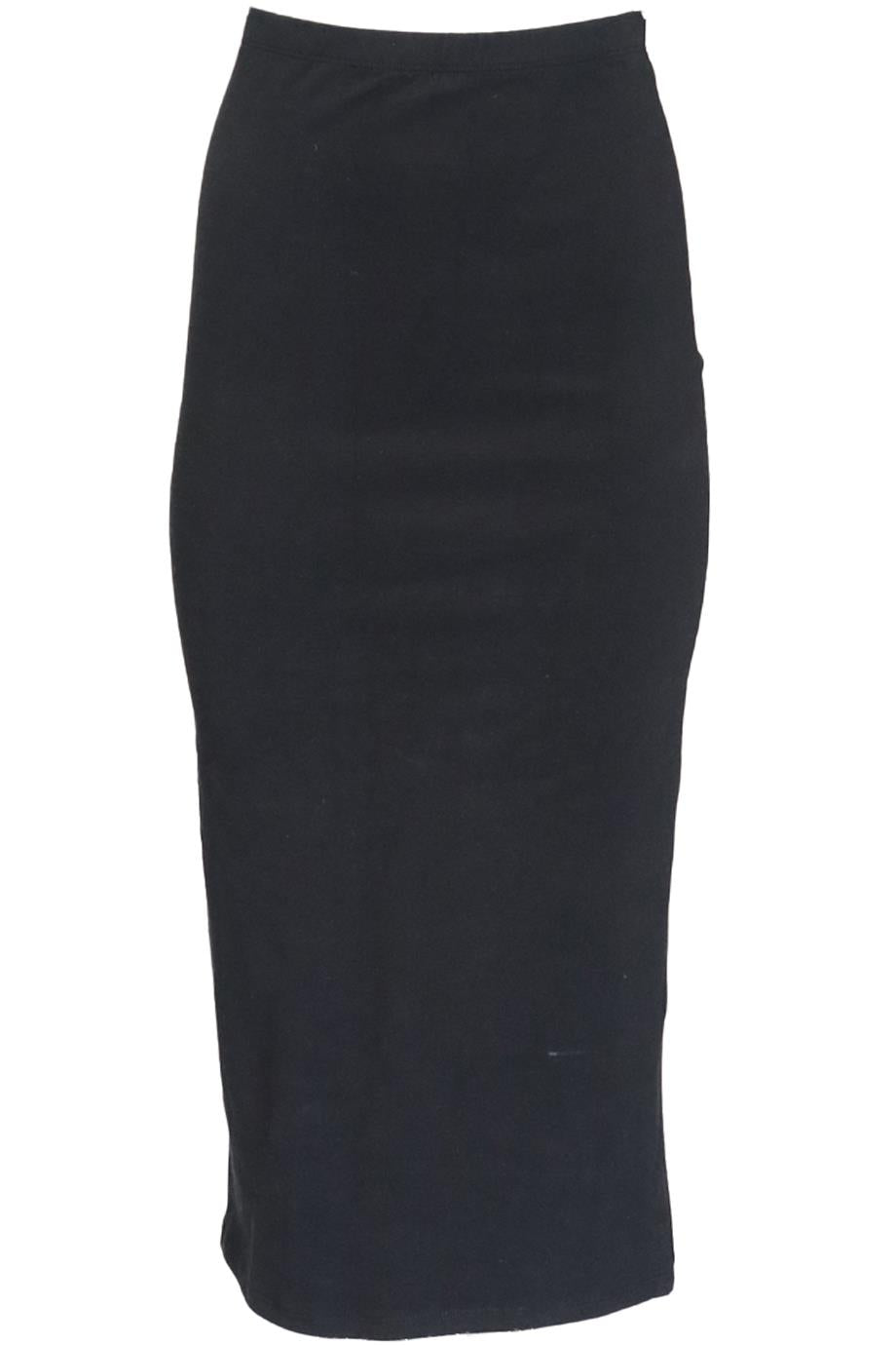 REFORMATION STRETCH JERSEY MIDI SKIRT XSMALL