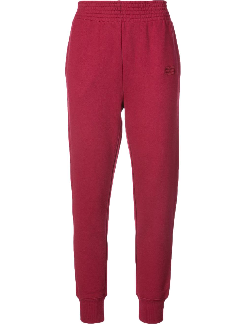 PROENZA SCHOULER LOGO EMBROIDERED COTTON SWEATPANTS LARGE