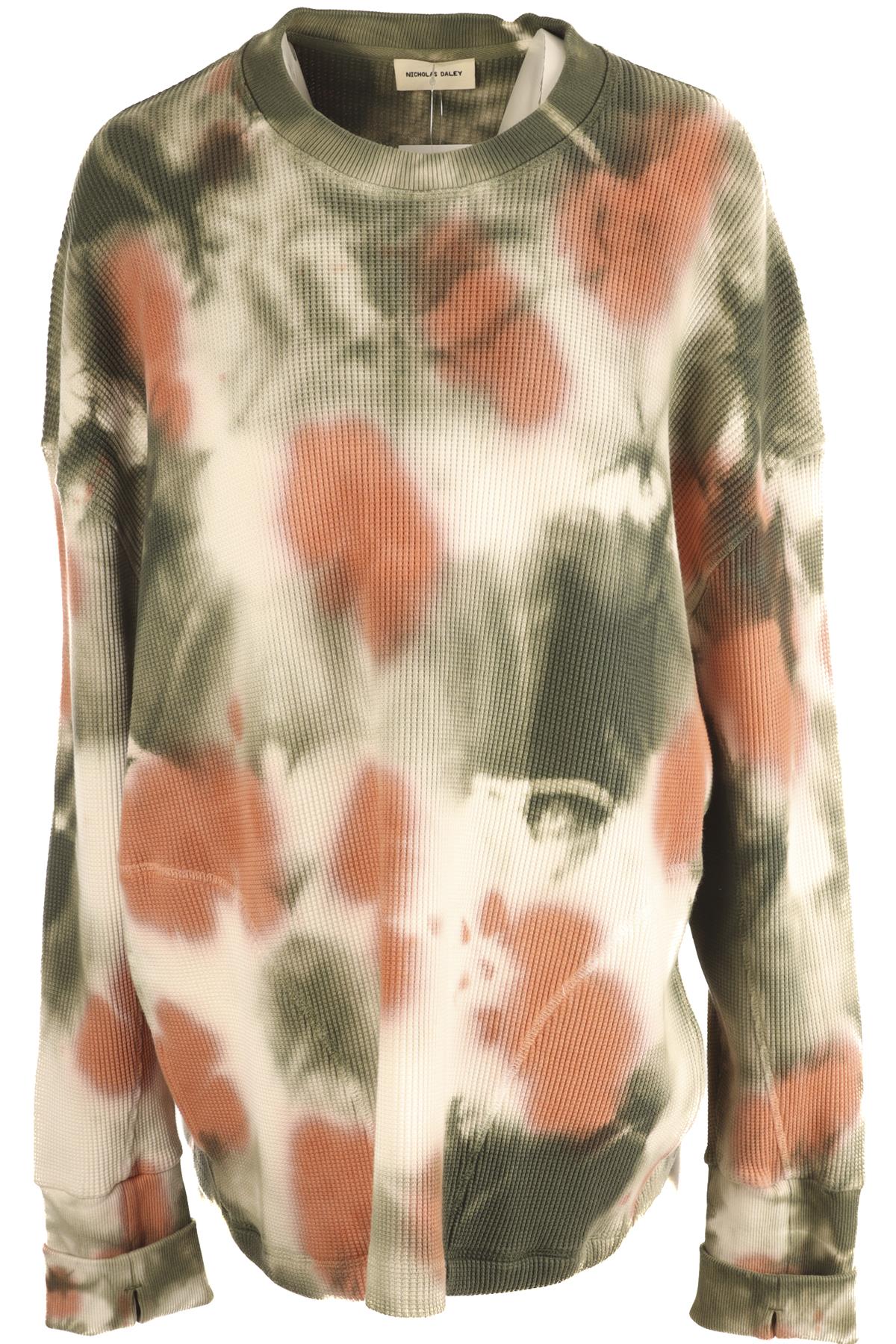 NICHOLAS DALEY MULTI COTTON SWEATER LARGE