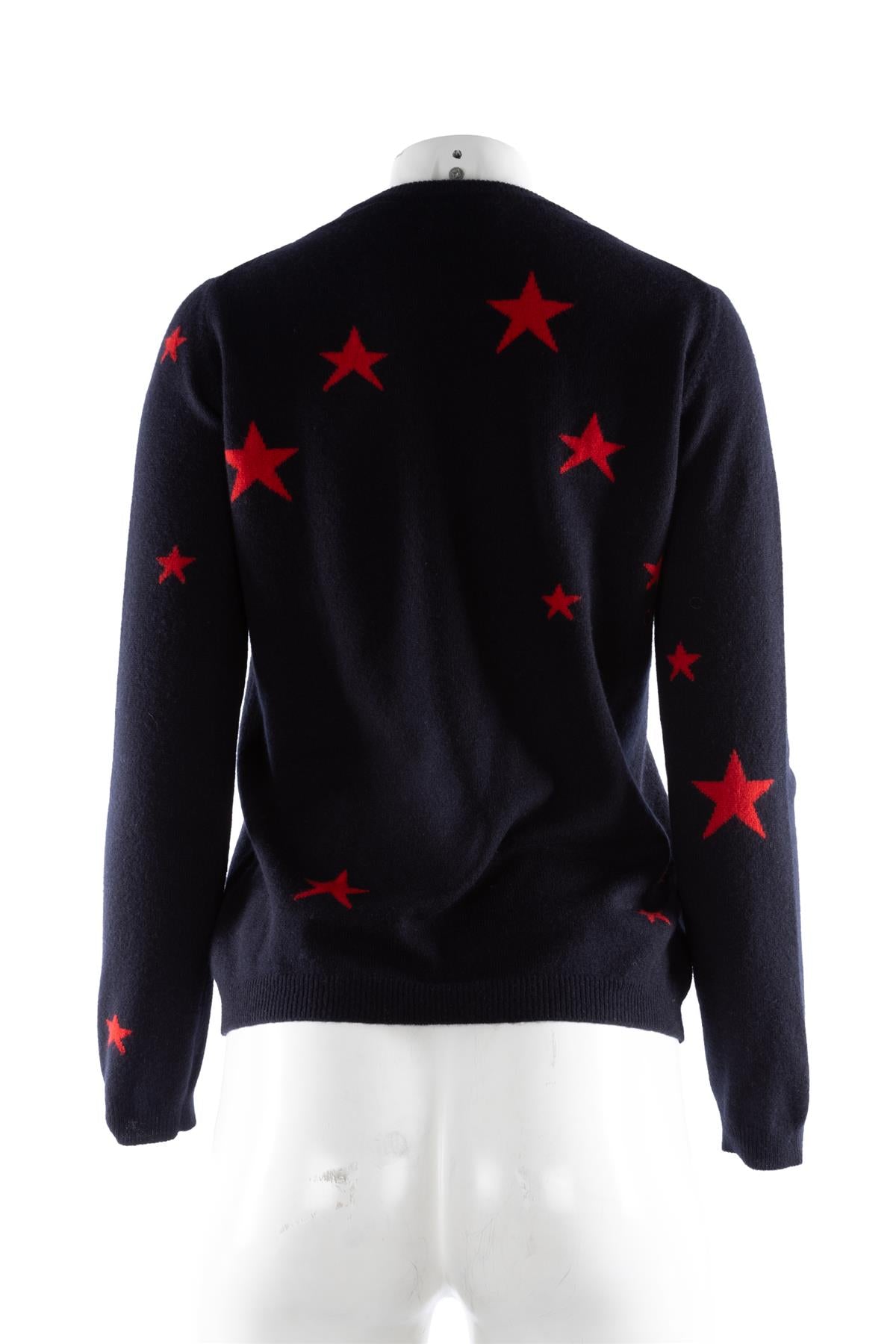 CHINTI & PARKER NAVY CASHMERE SWEATER SMALL