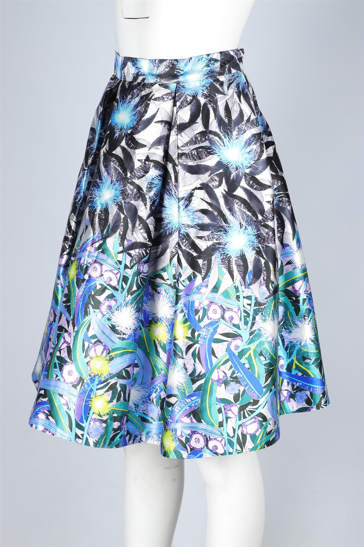 PETER PILOTTO MULTI SILK MINI SKIRT UK 10