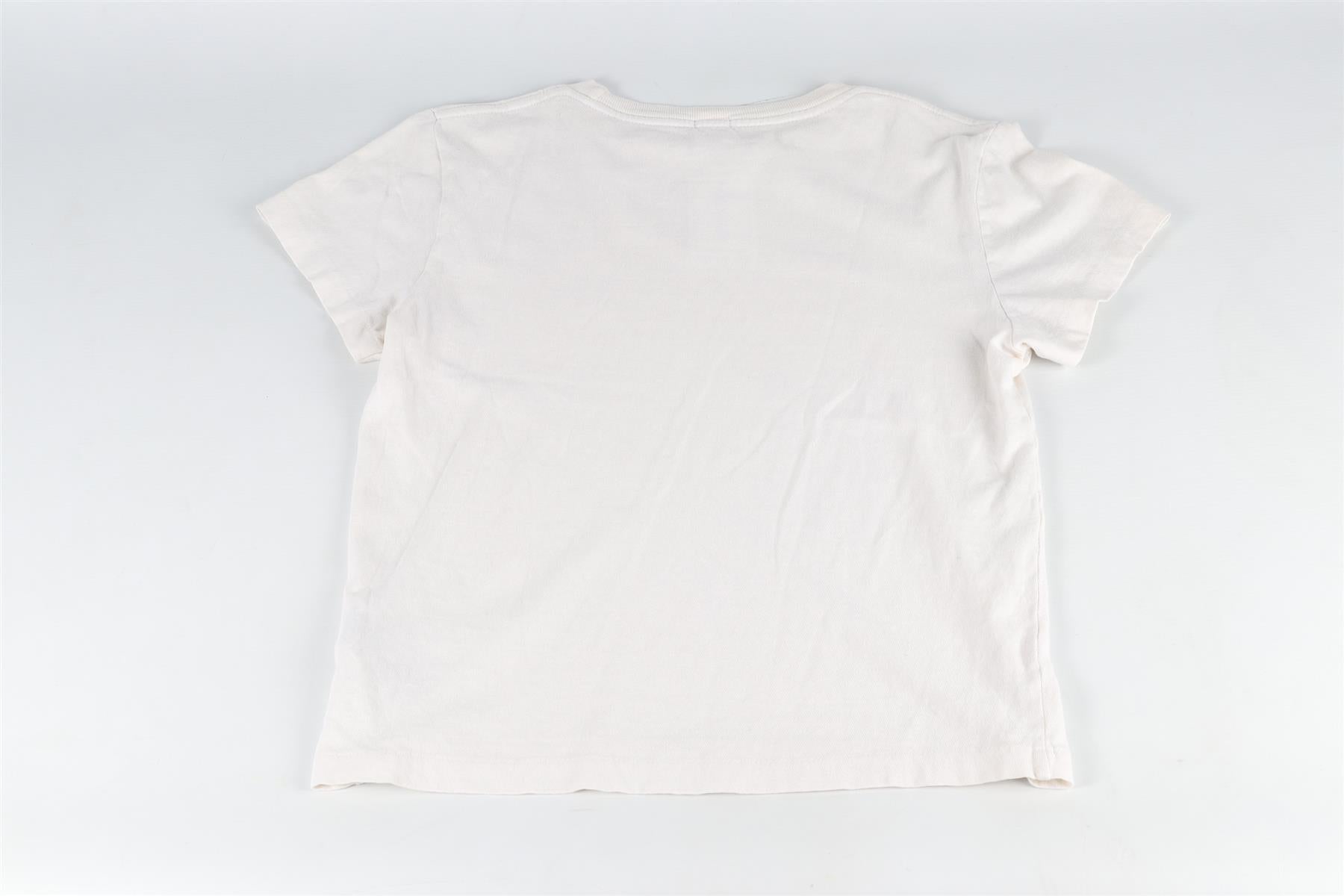 RE/DONE WHITE COTTON T-SHIRT SMALL