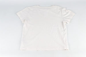 RE/DONE WHITE COTTON T-SHIRT SMALL