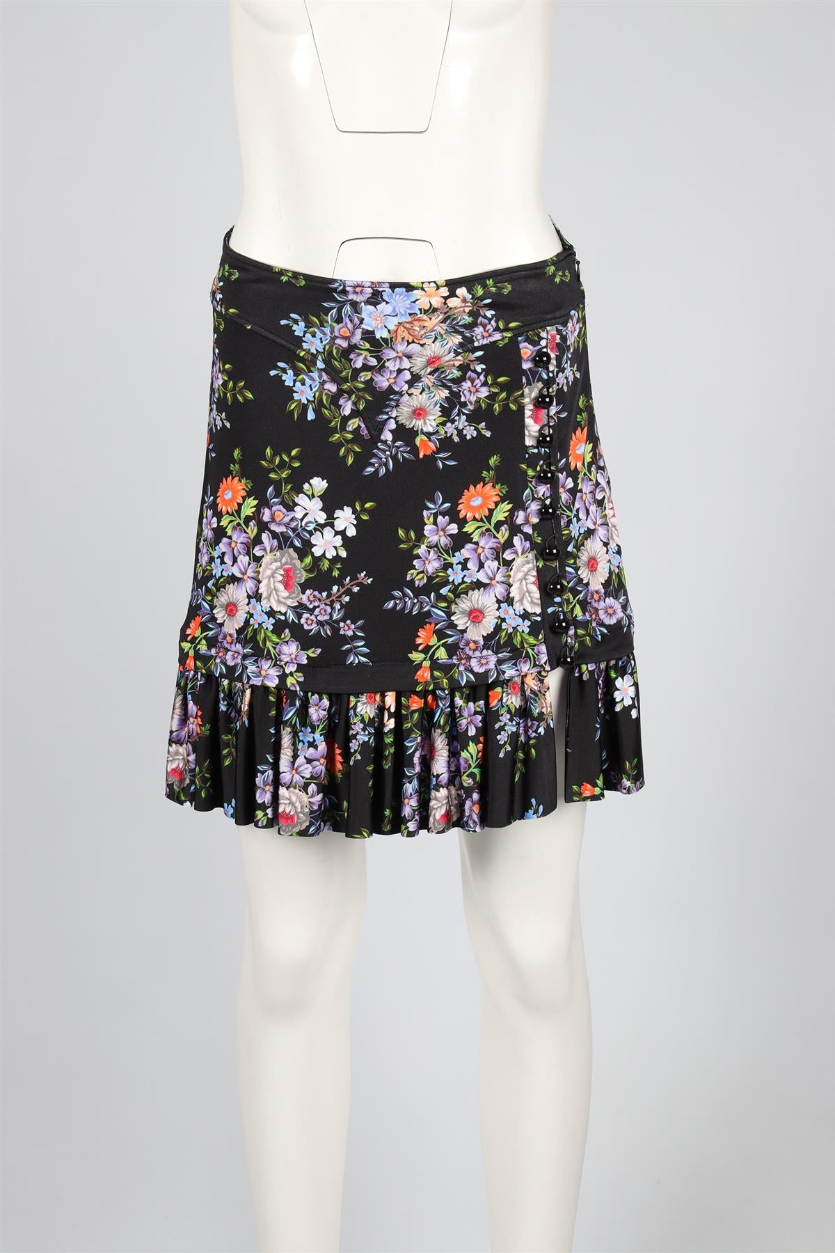 PACO RABANNE MULTI JERSEY MINI SKIRT FR 38 UK 10