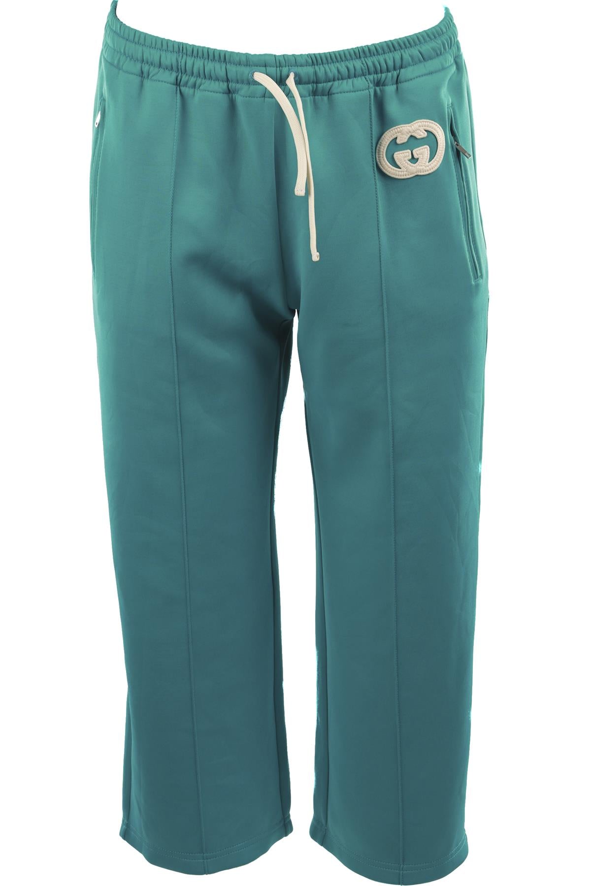 GUCCI BLUE GG JERSEY CULOTTES SMALL