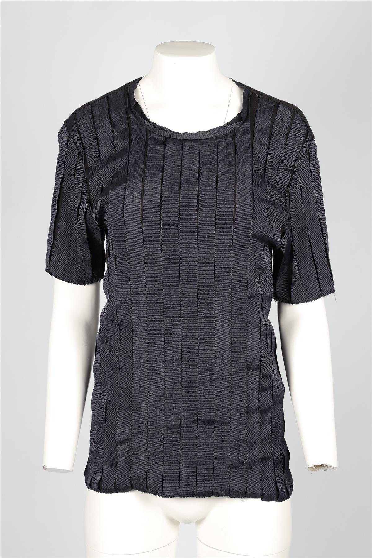 LANVIN NAVY COTTON TOP SMALL
