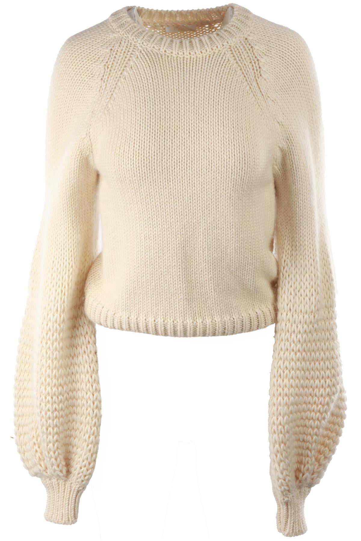 CREAM WOOL JUMPER
