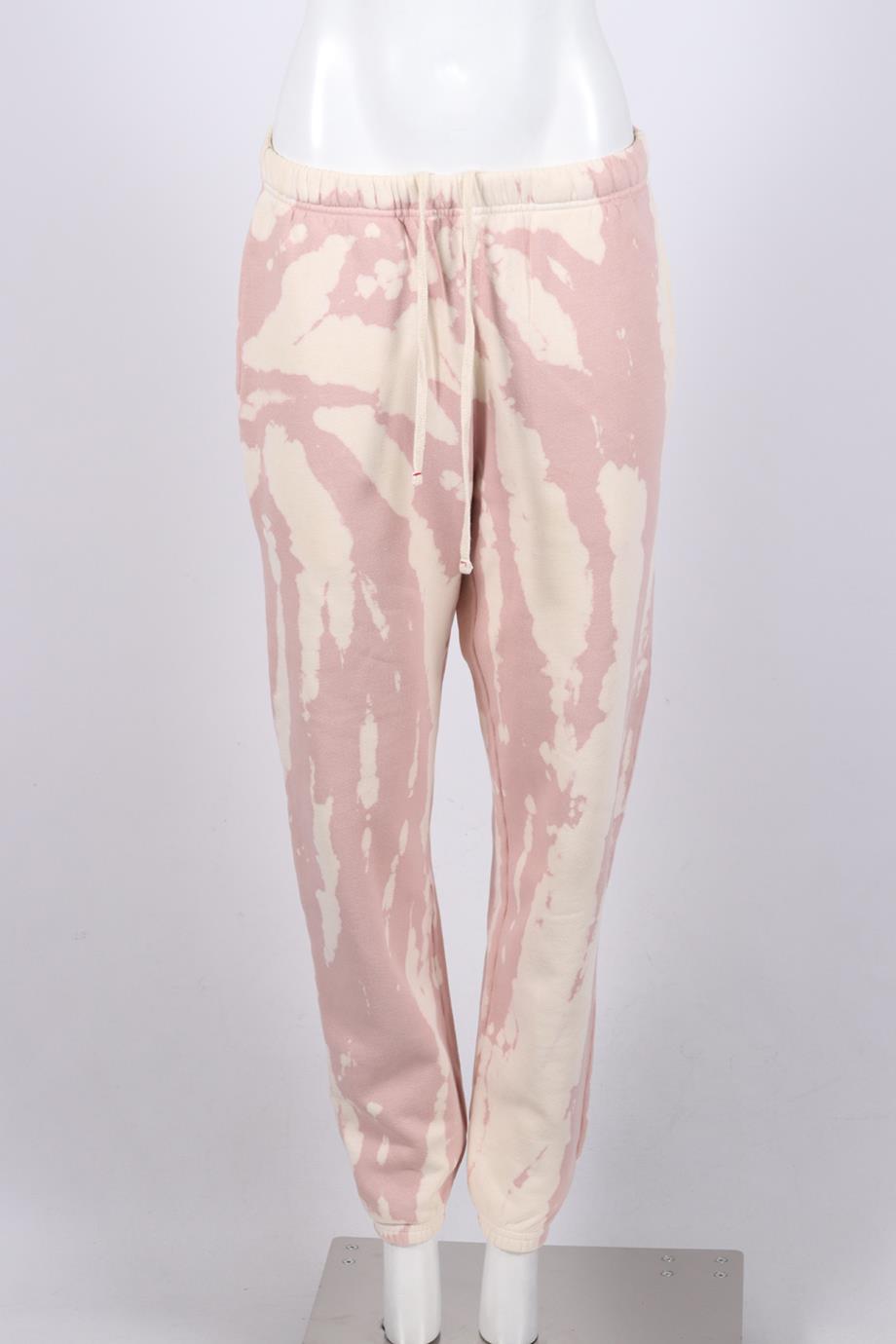 LES TIEN TIE DYED COTTON TRACK PANTS XXSMALL