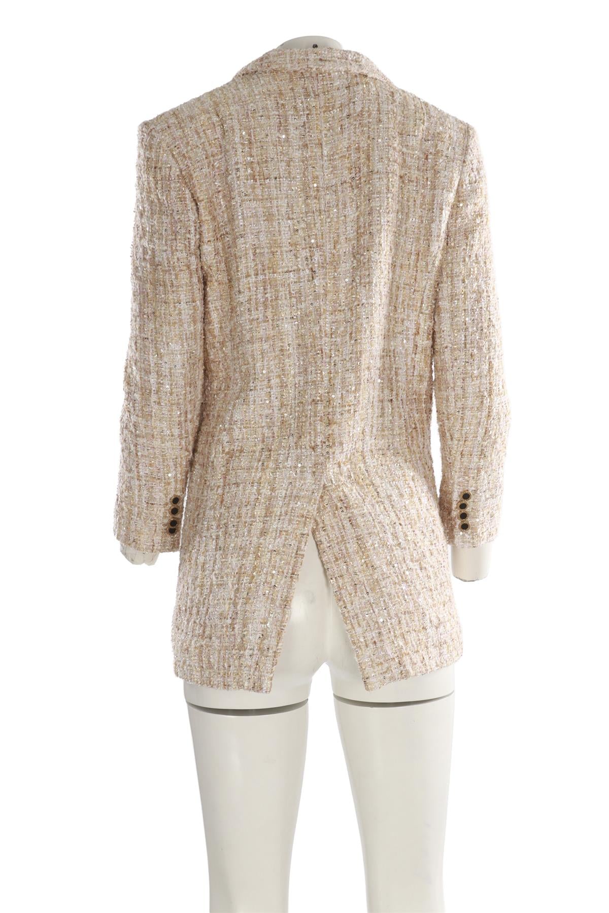 THE KOOPLES MULTI TWEED BLAZER XSMALL
