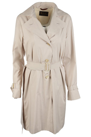 LORO PIANA BEIGE WOVEN COAT IT 42 UK 10