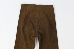 M.I.H JEANS GREEN SUEDE SKINNY PANTS W25 UK 6-8