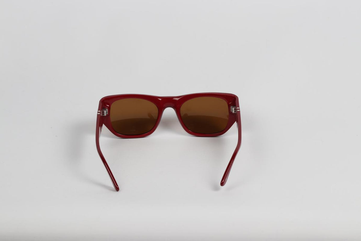 PERSOL SQUARE FRAME ACETATE SUNGLASSES