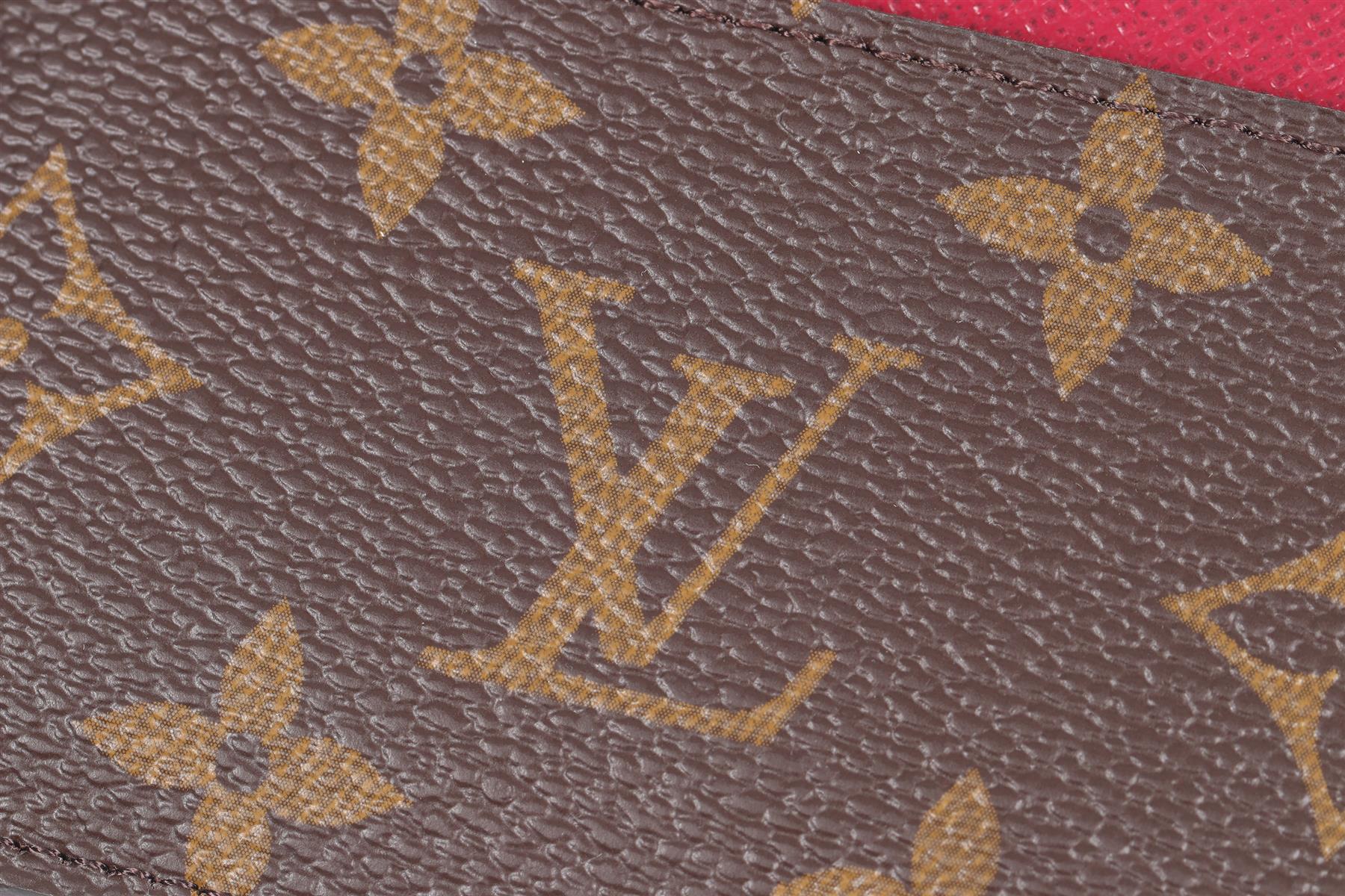 LOUIS VUITTON BROWN 2020 MONOGRAM COATED CANVAS CARD HOLDER