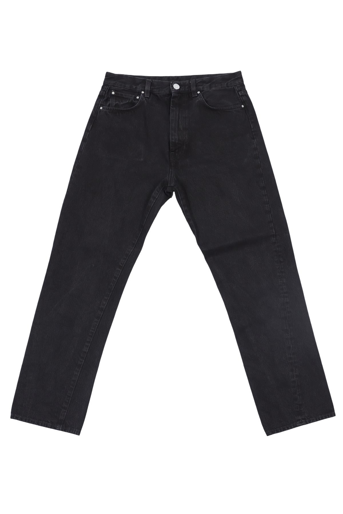 TOTEME BLACK HIGH RISE STRAIGHT LEG JEANS W28 UK 10