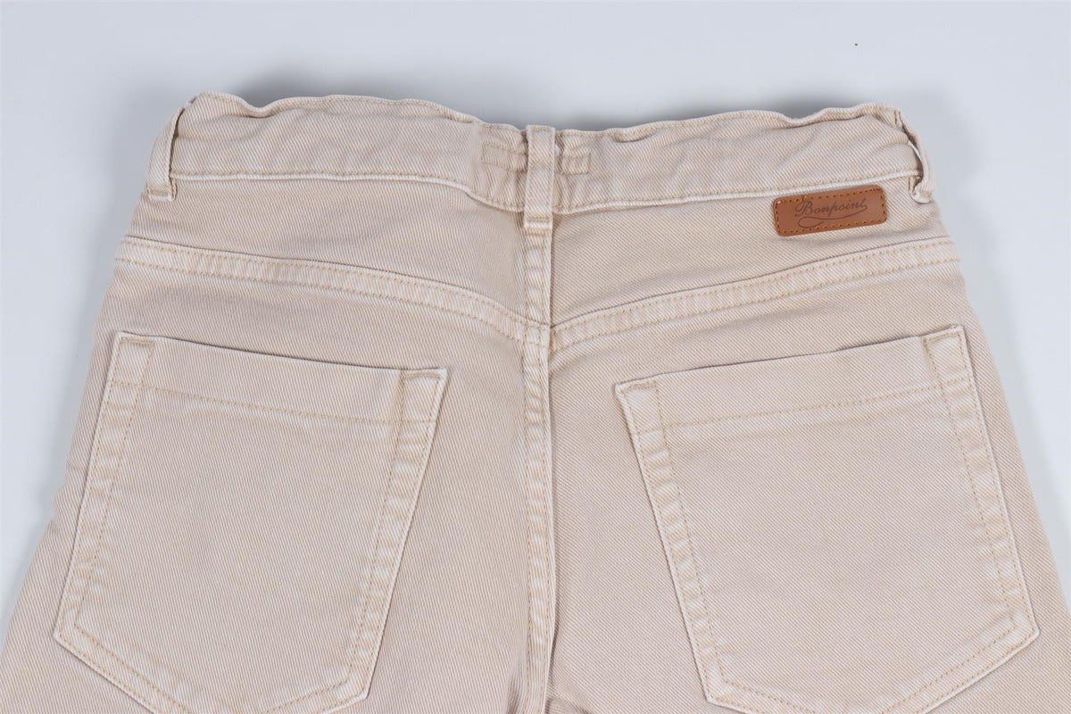 BONPOINT BEIGE KIDS BOYS JEANS 12 YEARS