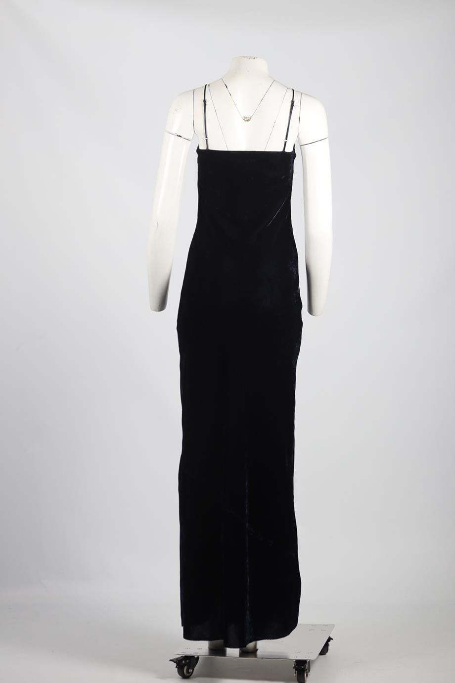 NILI LOTAN VELVET MAXI DRESS XSMALL