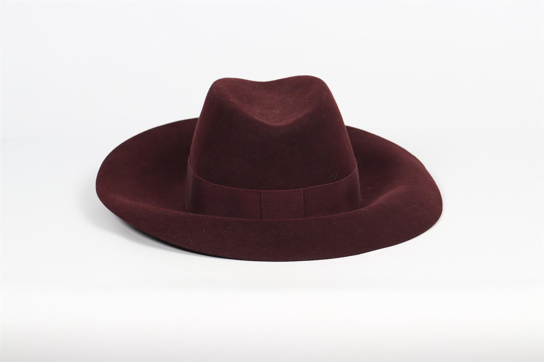 MAISON MICHEL FELT FEDORA LARGE